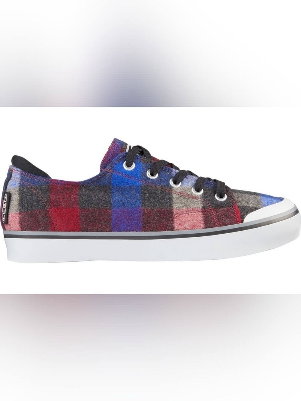 Keen Wool Plaid Sneakers Elsa III Womens 8